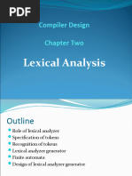 Chapter 2 - Lexical Analysis