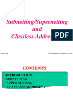 Subnetting-Supernetting Edited