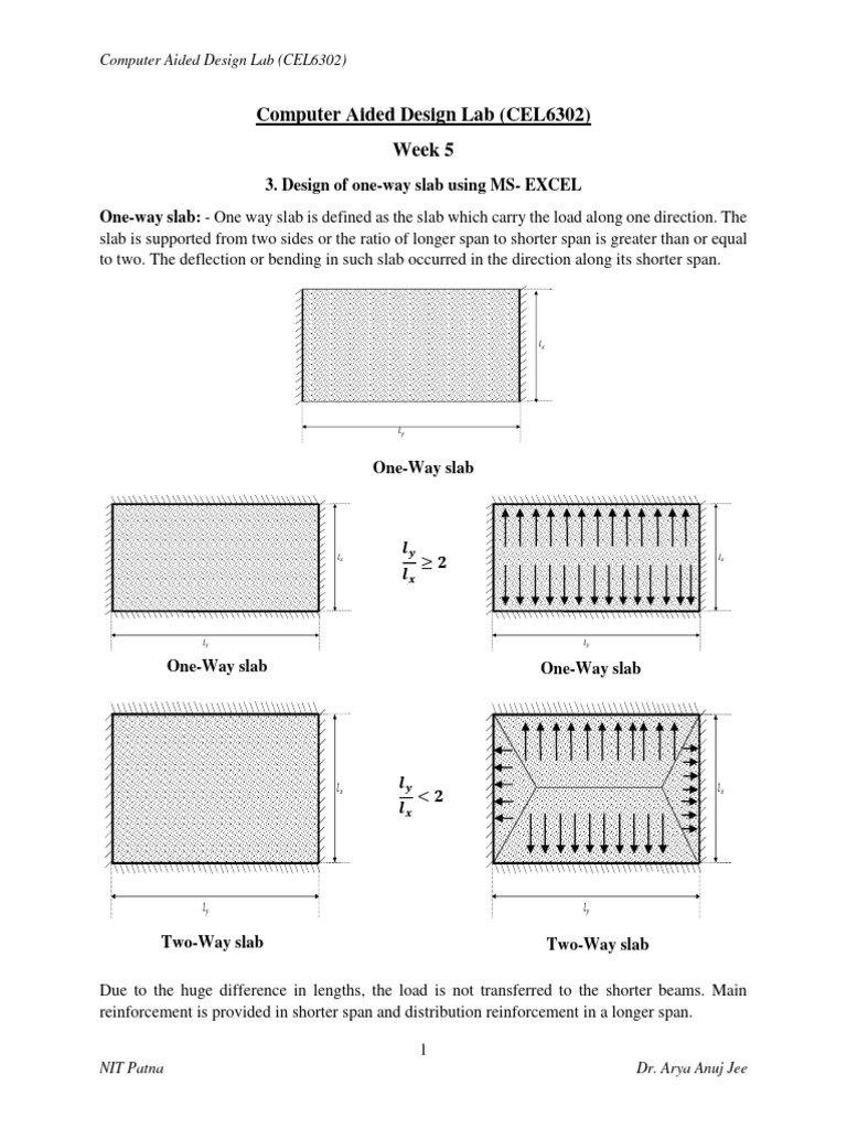 One-Way Slab Design and Analysis Guide | PDF | Beam (Structure ...