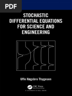 Uffe Høgsbro Thygesen - Stochastic Differential Equations For Science and Engineering-CRC Press - Chapman & Hall (2023)