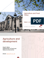 Lecture 7 - Agriculture and Development