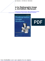 Test Bank For Radiographic Image Analysis 3rd Edition Martensen