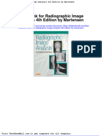 Test Bank For Radiographic Image Analysis 4th Edition by Martensen
