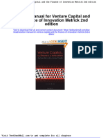 Solution Manual For Venture Capital and The Finance of Innovation Metrick 2nd Edition