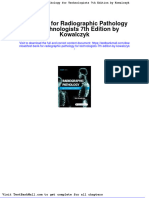 Test Bank For Radiographic Pathology For Technologists 7th Edition by Kowalczyk