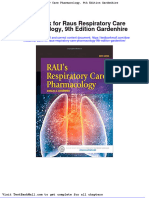 Test Bank for Raus Respiratory Care Pharmacology 9th Edition Gardenhire