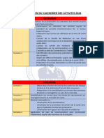 Calendrier MUSUPROC Proposé 2024