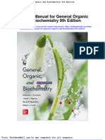 Solution Manual For General Organic and Biochemistry 9th Edition