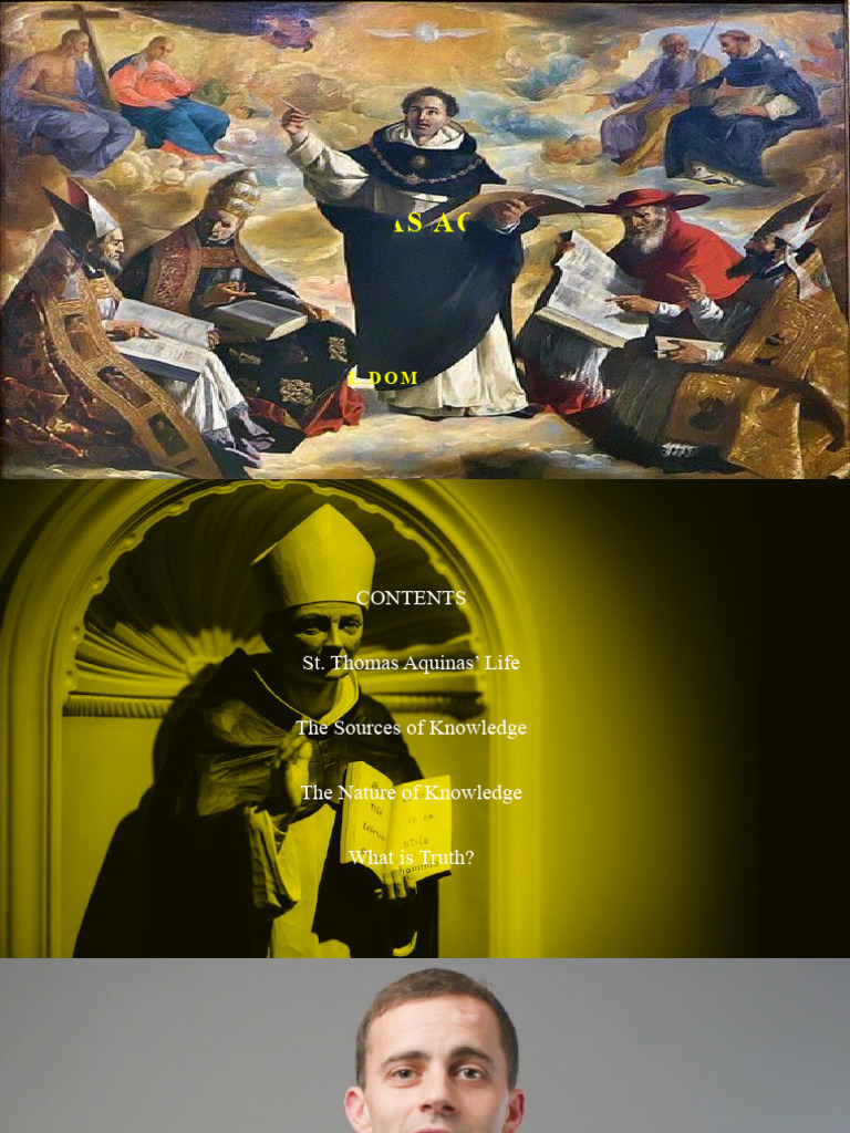 Aquinas Report | PDF | Knowledge | Thomas Aquinas