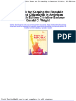 Test Bank For Keeping The Republic Power and Citizenship in American Politics 9th Edition Christine Barbour Gerald C Wright