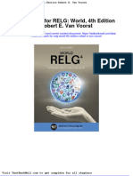 Test Bank For Relg World 4th Edition Robert e Van Voorst