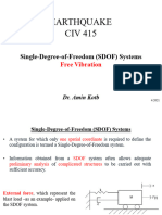 2-SDOF Systems - Free Vibration