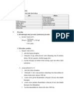 Metronidazole Alat Bahan Prosedur Datpeng