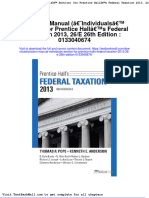 Solution Manual Individuals Section For Prentice Halls Federal Taxation 2013 26 e 26th Edition 0133040674