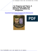 Test Bank For Dragons and Tigers A Geography of South East and Southeast Asia 3rd Edition by Weightman