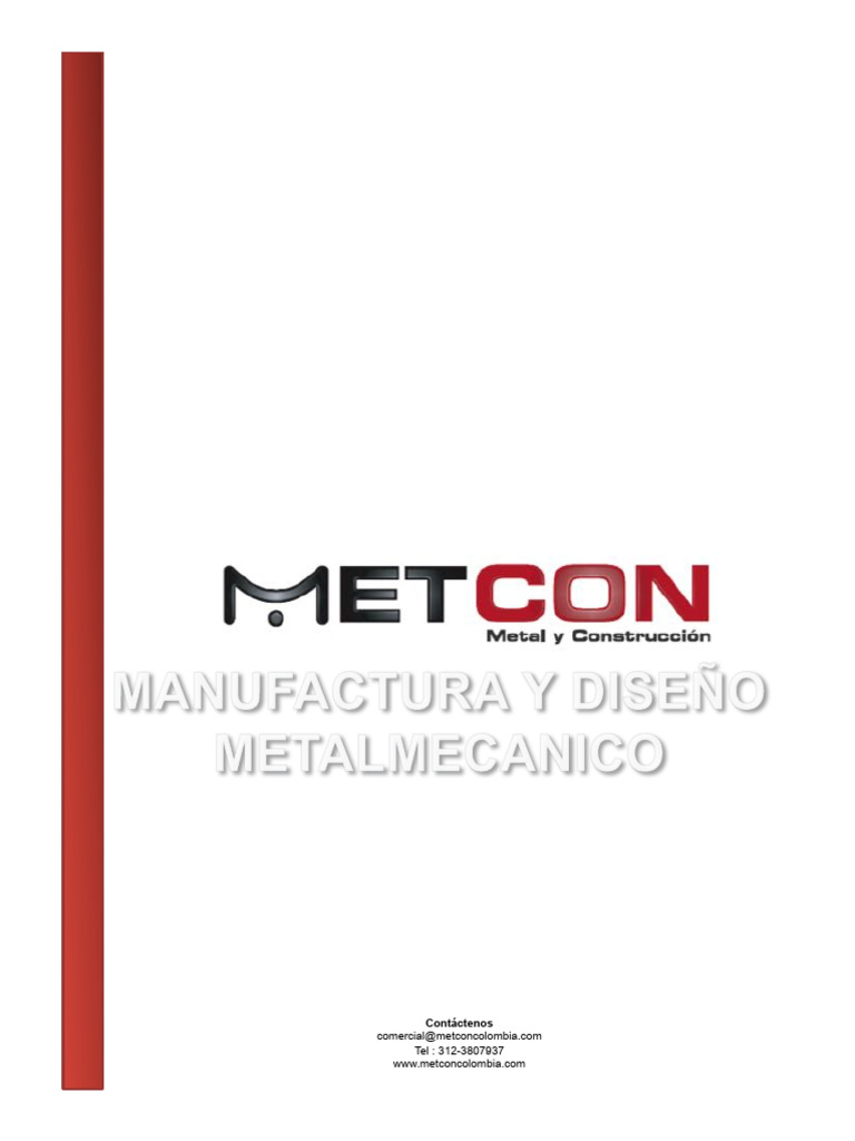 Contacto y Servicios de Metcon Colombia | PDF | Aluminio | Control numerico