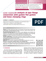 Load Condition Analysis of Pipe Fla