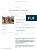 De Plus en Plus D'éléphants Sans Défenses - Infos-Jeunes