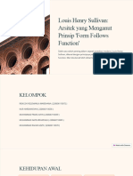 Louis Henry Sullivan Arsitek Yang Menganut Prinsip Form Follows Function