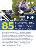 85 High School Clubs