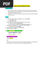 SAP MM 38 SAP Subcontracting Process Semi - Finish Product