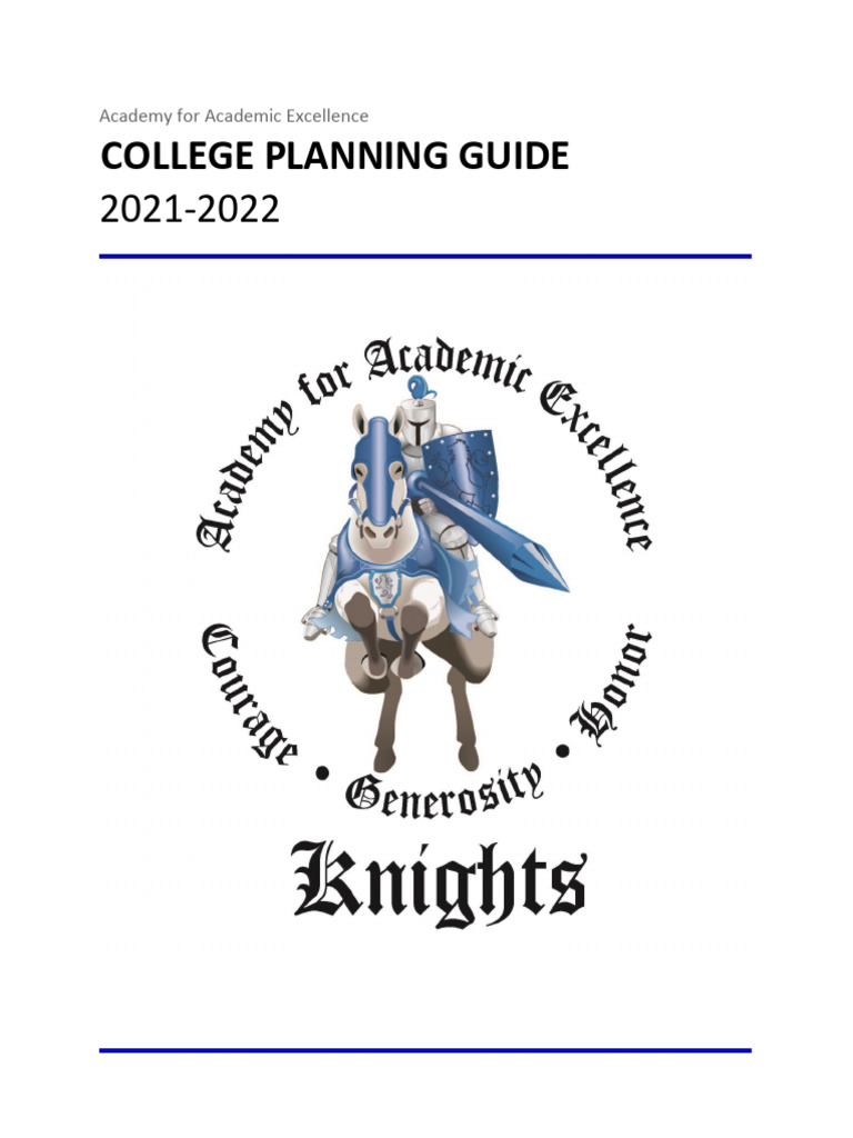 2122 College Planning Guide PDF Act (Test) Sat