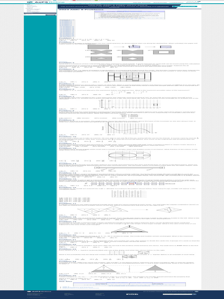 Art of Problem Solving - 2023 | PDF | Triangle | Area