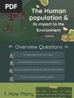 Chapter 6 - The Human Population and Its Impact To The Environment