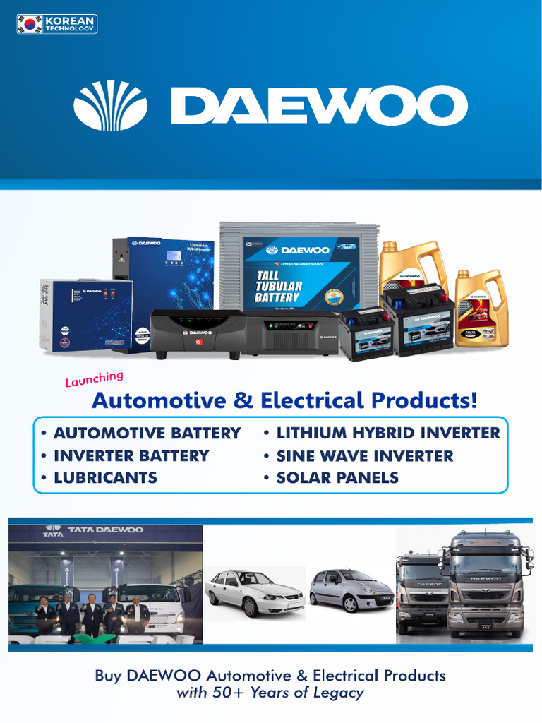 Catalogue Daewoo FINAL | PDF