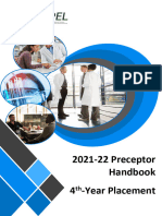 4th Year Preceptor Handbook 2021 22