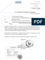 INFORME N° 145-2023-UNIDAD DE DESARROLLO SOSTENIBLE SOLICITUD DE APOYO PARA EVENTO
