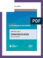 Franchise in Spain Report 2016