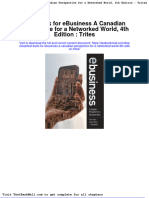 Test Bank For Ebusiness A Canadian Perspective For A Networked World 4th Edition Trites