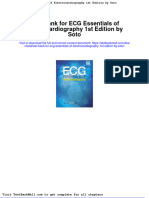 Test Bank For Ecg Essentials of Electrocardiography 1st Edition by Soto