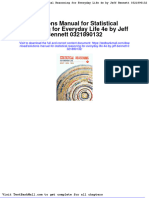 Solutions Manual For Statistical Reasoning For Everyday Life 4e by Jeff Bennett 0321890132