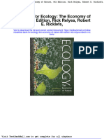 Test Bank For Ecology The Economy of Nature 8th Edition Rick Relyea Robert e Ricklefs