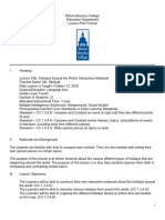 Multicultural Lesson Plan 2