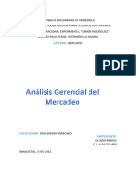 Analisis Gerencial Del Mercadeo