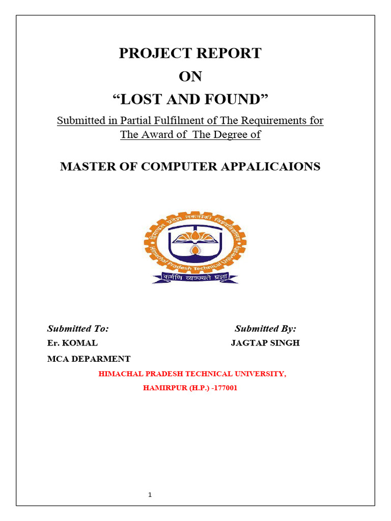 Final Project Report Found | PDF | Html | World Wide Web - A Report Found That L