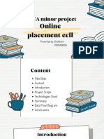 MCA Minor Project: Online Placement Cell