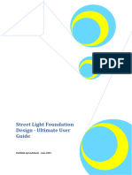 Street Light Foundation Design 