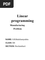 Linear Programming