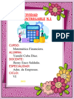 2da Entregable Matematica Financiera