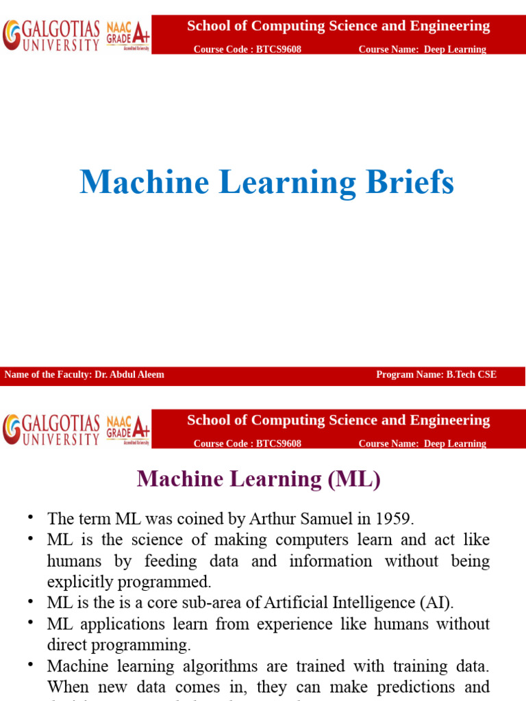 01 Machine Learning | Download Free PDF | Statistical Classification ...