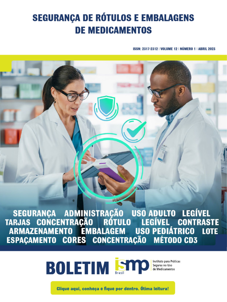 Boletim ISMP Brasil Rotulos e Embalagens | PDF | Cor | Farmacêutico