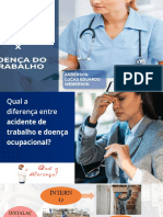 Trabalho Ambiente e Doença Ocupacional - Palestra