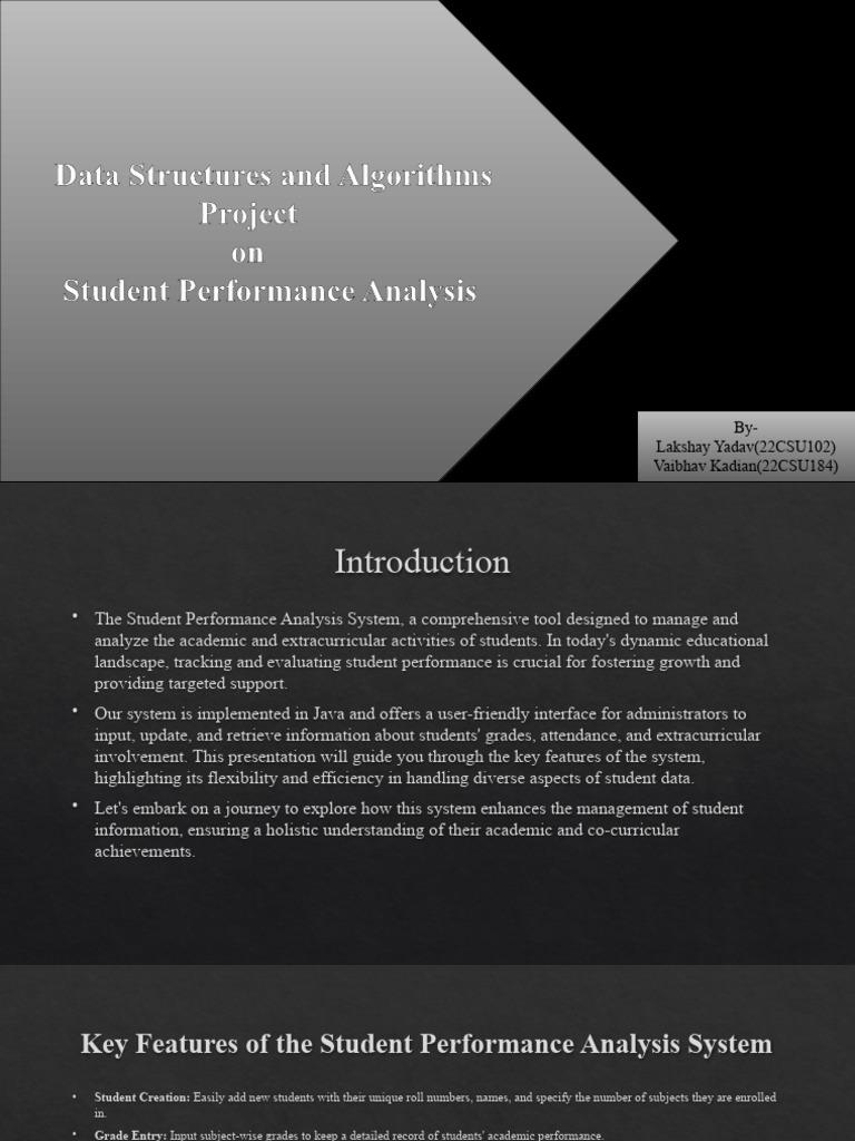 Student Performance Analysis System | PDF | Usability | Data Analysis