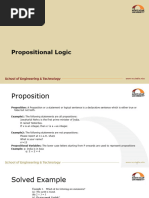 LECTURE 16 Propositional Logic 1