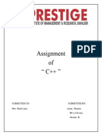C Assignment File