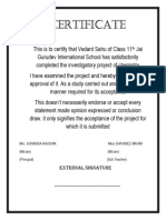 JGIS Chemistry Certificate